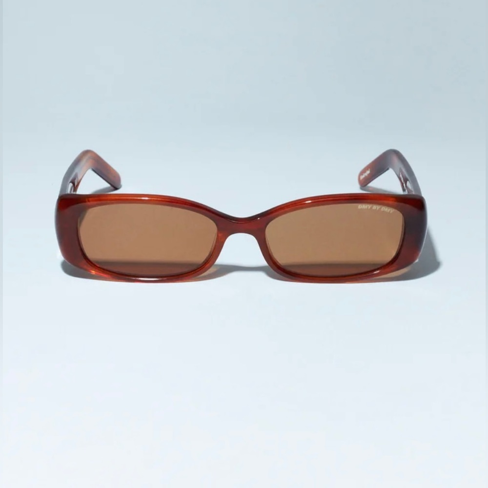 DMY BY DMY Billy Classic Havana Rectangular Sunglasses